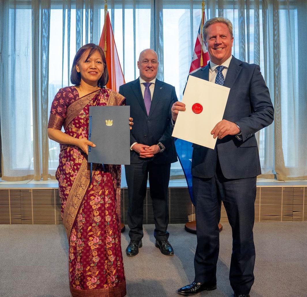 India–New Zealand FTA: Diplomatic Notes exchanged following completion of respective domestic legal processes.