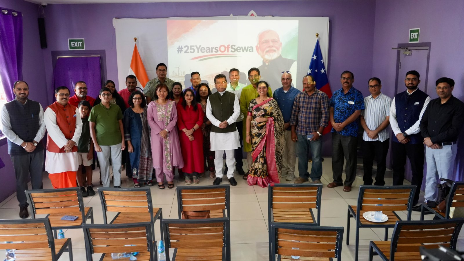 Hon’ble MOS Shri Pabitra Margherita had a warm and engaging interaction with members of the Indian community in Apia, Samoa. (October 17, 2026)