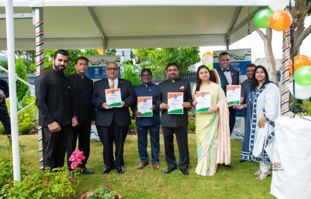 On the occasion of the 73rd Republic Day of India, High Commissioner Mr. Muktesh K. Pardeshi launched an 