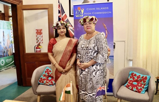 HC Neeta Bhushan  presented her credentials to H.E. Sir Tom Masters