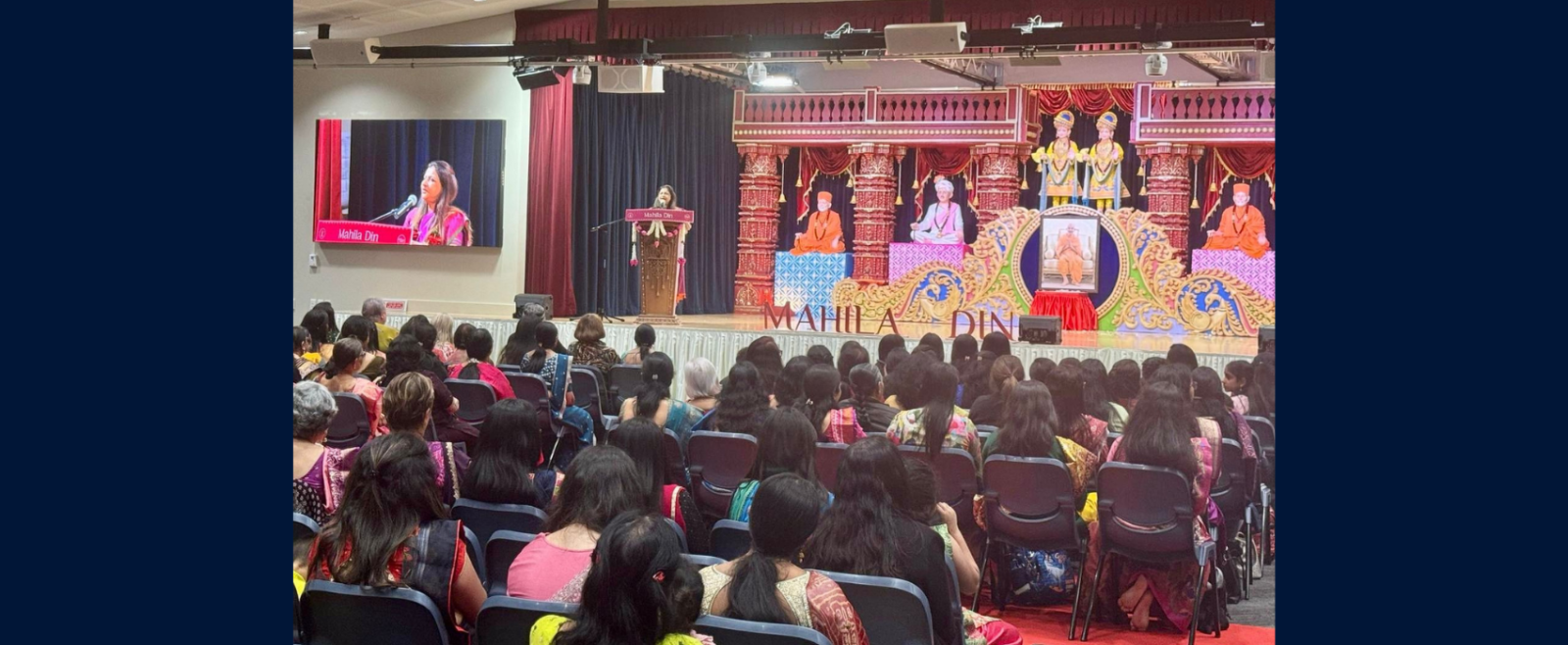 HC Neeta Bhushan was honoured to join Mahila Din Sabha during the inauguration of the new BAPS Swaminarayan temple in Wellington on 8th August 2025.