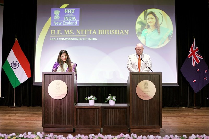 Reception on the occasion of the 77th Republic Day of India in Wellington, New Zealand