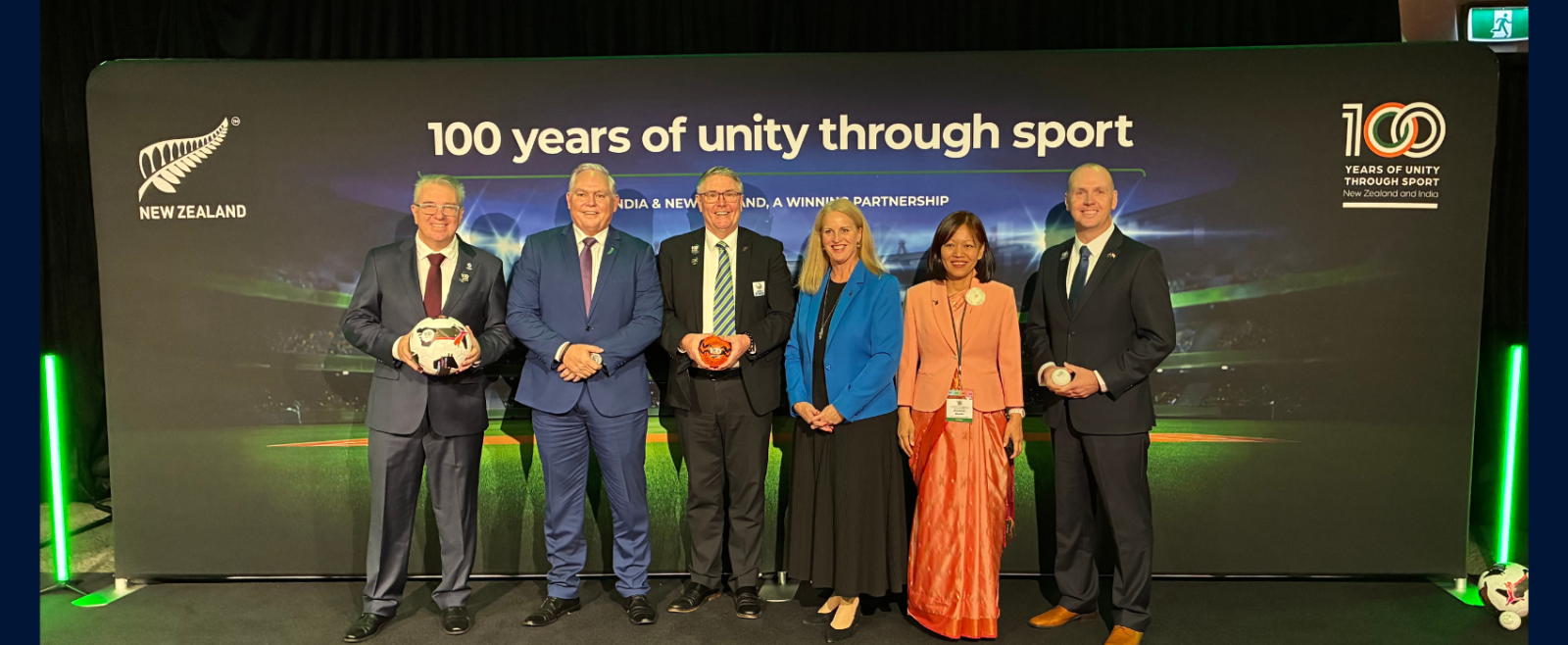 Celebrating 100 years of Unity through Sports- India & New Zealand