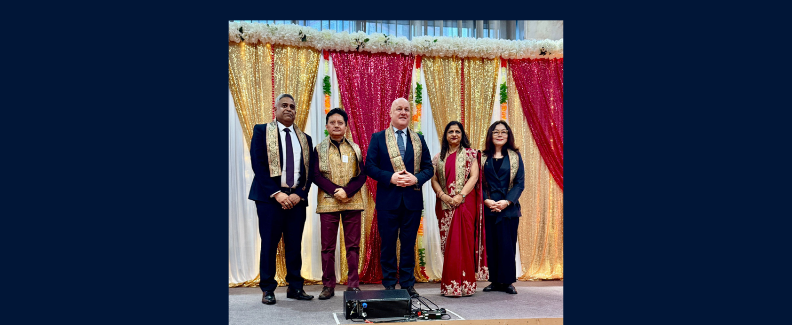 Diwali celebrations at iconic Beehive (Parliament of New Zealand).