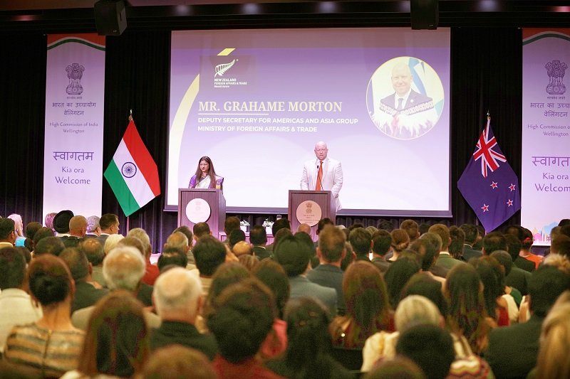 Reception on the occasion of the 77th Republic Day of India in Wellington, New Zealand
