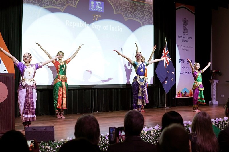 Reception on the occasion of the 77th Republic Day of India in Wellington, New Zealand