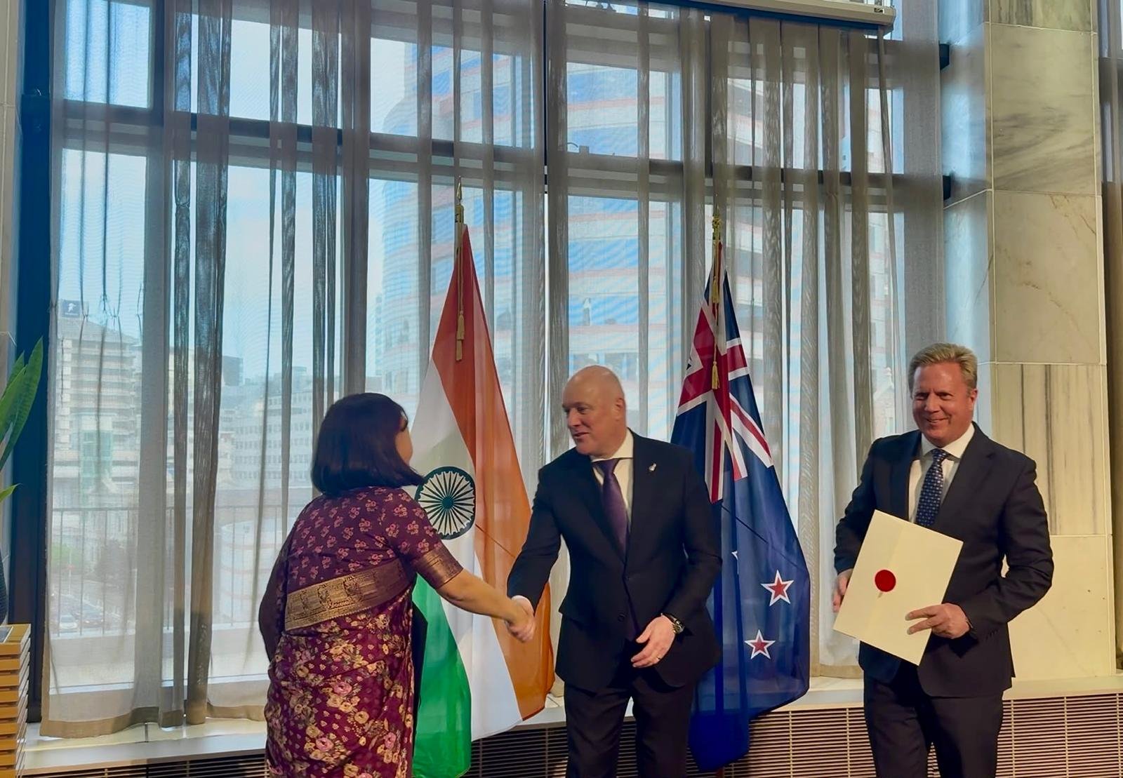 India–New Zealand FTA: Diplomatic Notes exchanged following completion of respective domestic legal processes.