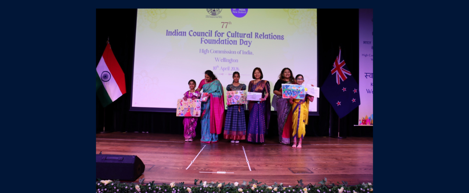Celebration of 77th ICCR Day at the High Commission of India, Wellington