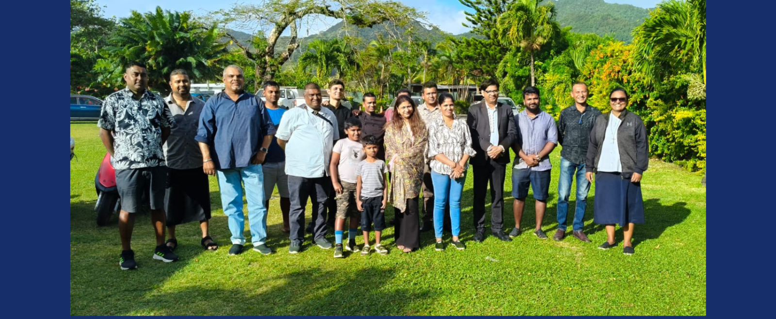 HC Neeta Bhushan alongwith Kamlesh Kumar, SS(Pol) held an Open House & Consular Camp in Rarotonga, Cook Islands.