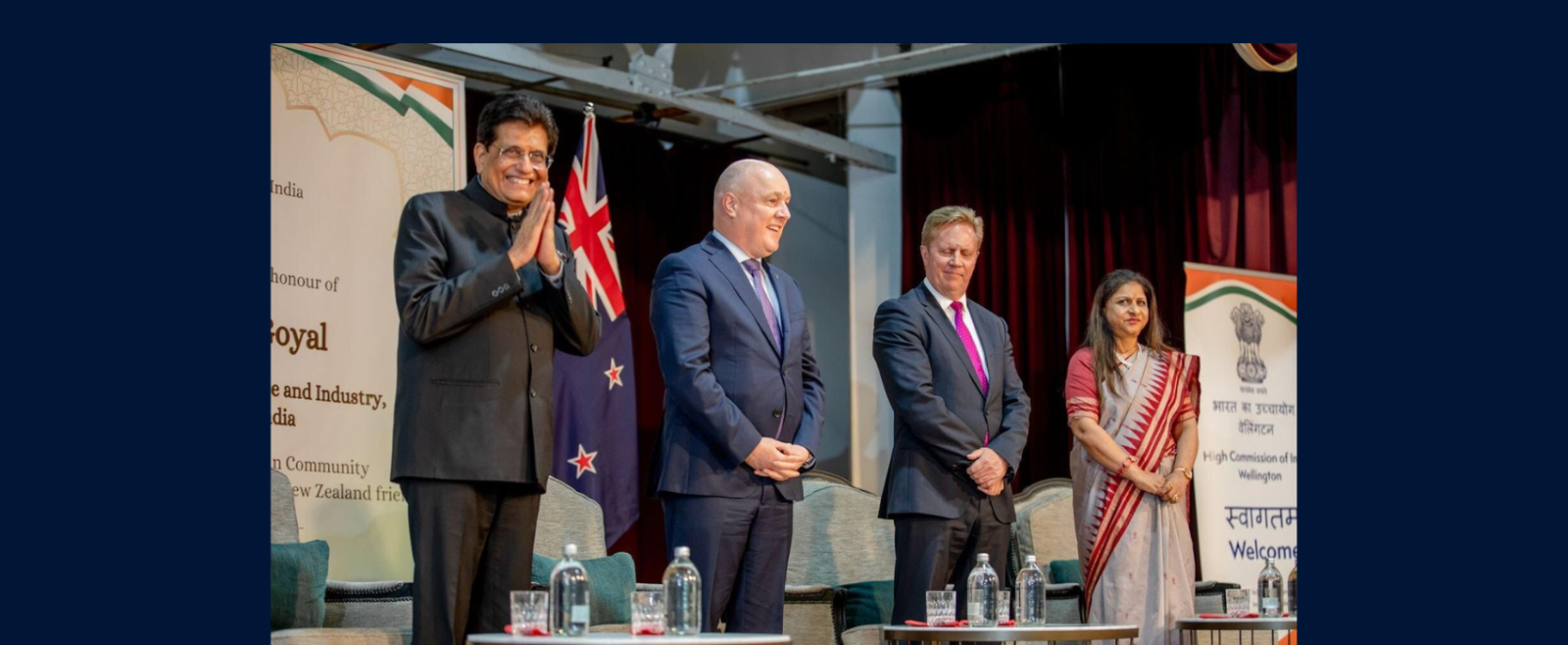 Official visit of Shri Piyush Goyal, Hon’ble Minister of Commerce and Industry, Government of India to New Zealand from 05-08 November, 2025.