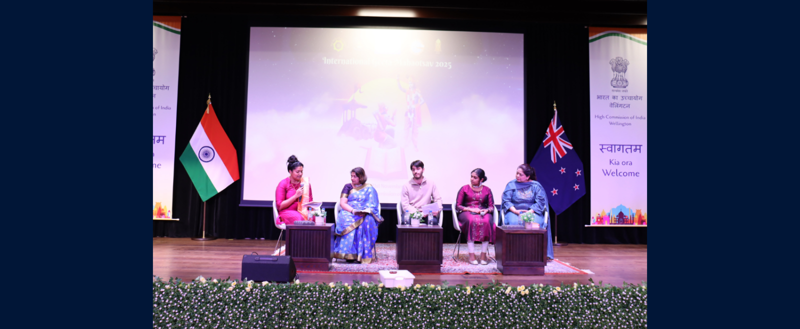 Celebration of International Gita Mahotsav 2025 at High Commission of India, Wellington