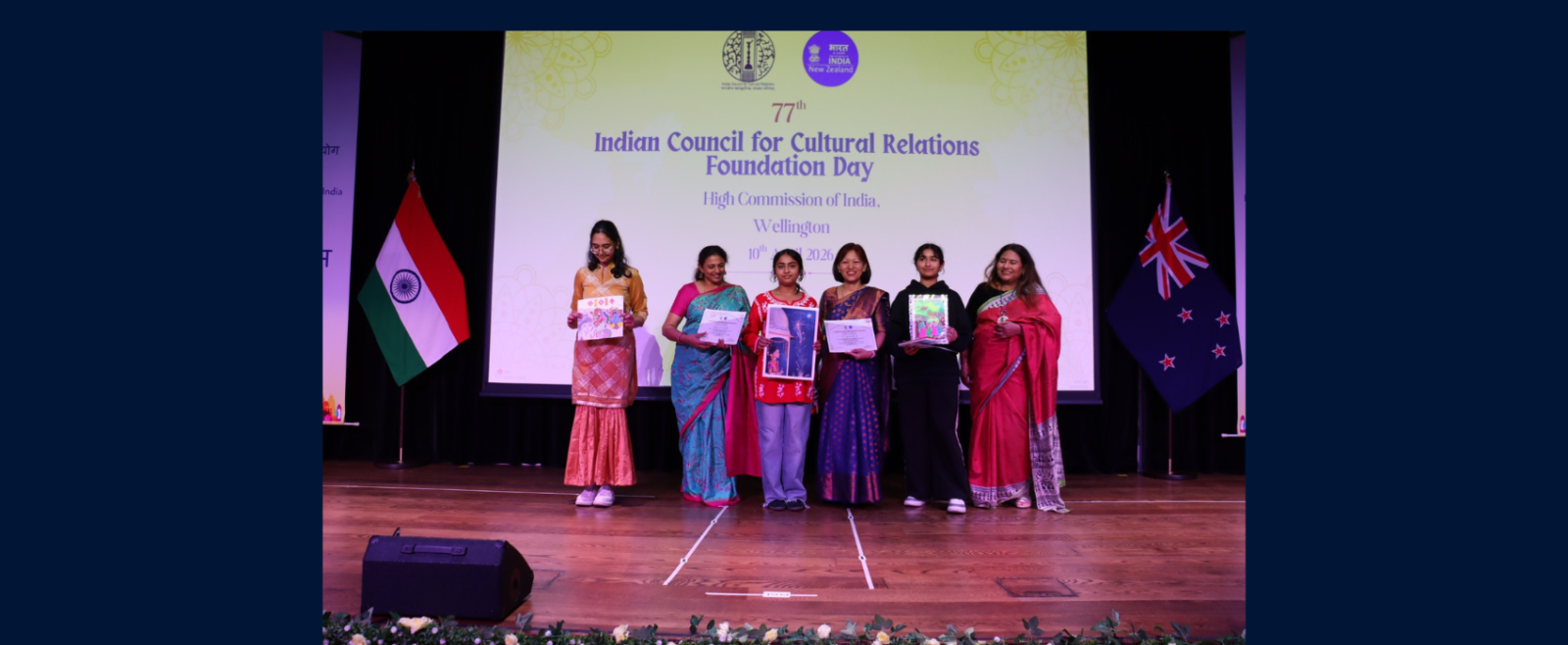 Celebration of 77th ICCR Day at the High Commission of India, Wellington