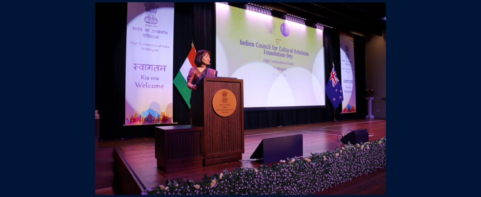 Celebration of 77th ICCR Day at the High Commission of India, Wellington