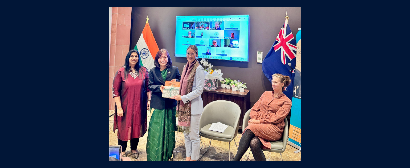 International Women’s Caucus meeting organised with Wellington Indian Association at High Commission of India.