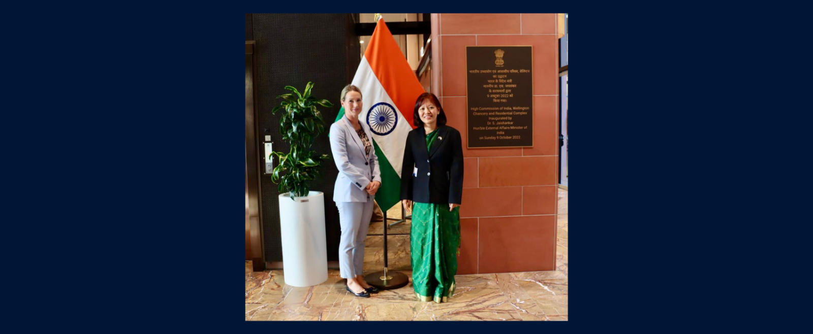 International Women’s Caucus meeting organised with Wellington Indian Association at High Commission of India.