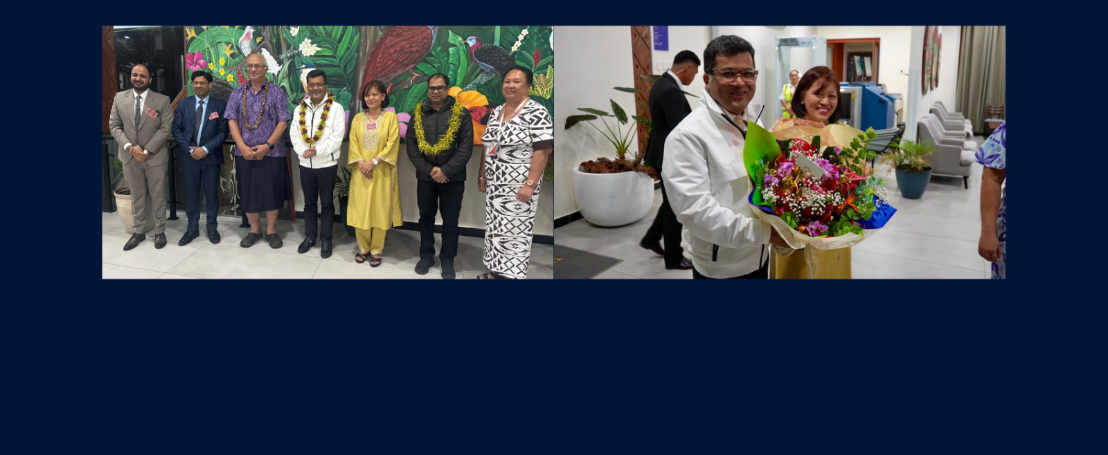 Hon’ble Minister of State for External Affairs and Textiles Shri Pabitra Margherita was warmly welcomed in Apia, Samoa on his first official visit to Samoa from 15-17 Oct 2026.