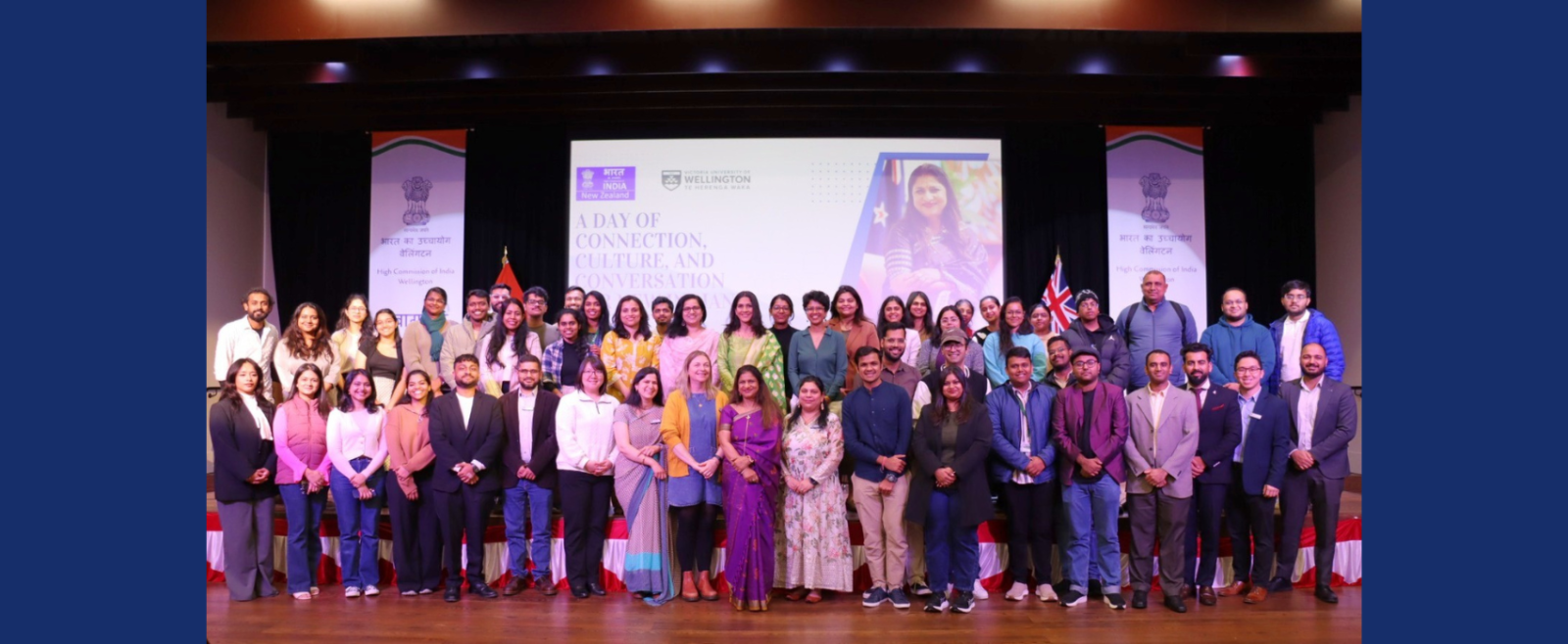 High Commissioner welcomed new students from India studying at Victoria University in Wellington at Chancery