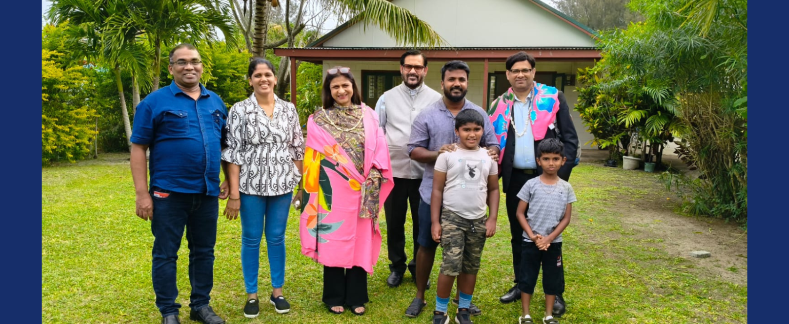 HC Neeta Bhushan alongwith Kamlesh Kumar, SS(Pol) held an Open House & Consular Camp in Rarotonga, Cook Islands.