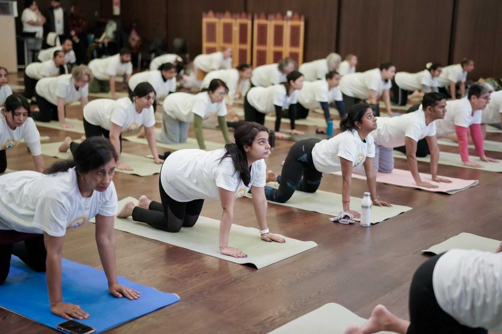 Celebration of 12th International Day of Yoga in collaboration with Heartfulness and Art of Living Foundation NZ at HCI premises.​