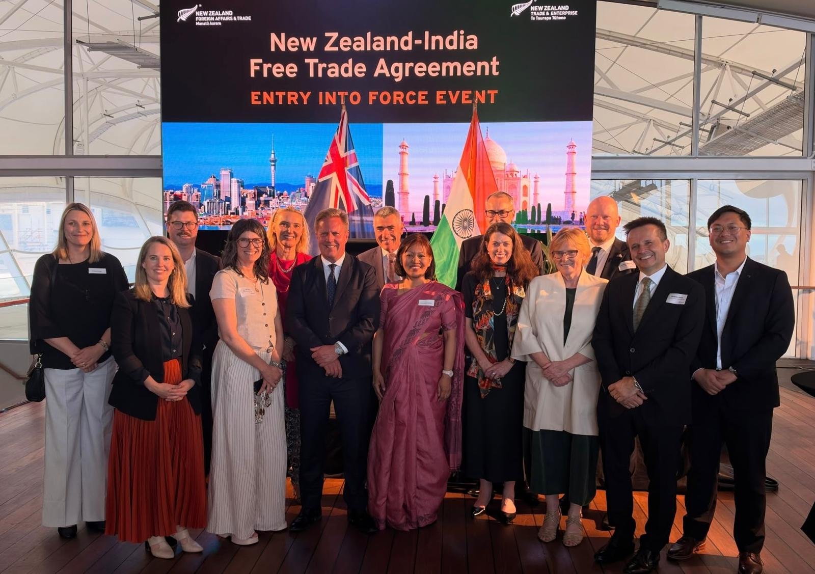 Celebration of the entry into force of the India-New Zealand Free Trade Agreement 22 October 2026