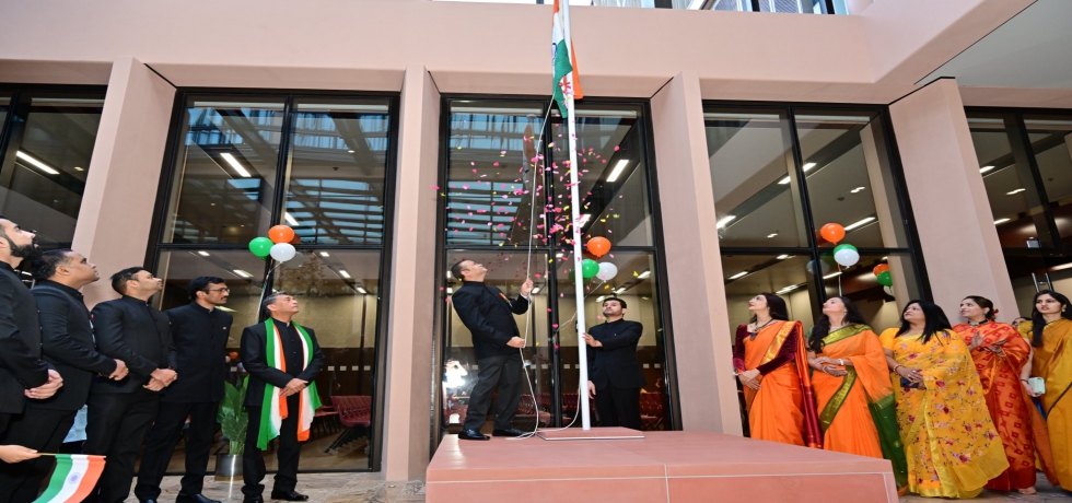 First Independence Day Celebration at our new building.
