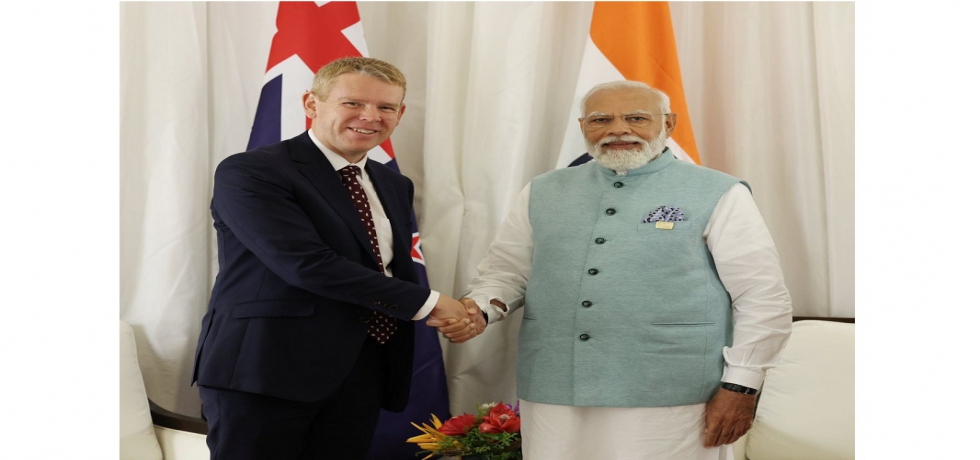 Prime Minister Shri Narendra Modi had a bilateral meeting with NZ PM Chris Hipkins on the sidelines of FIPIC-III Summit in PNG