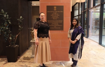 HC Neeta Bhushan welcomed the Mayor Tory Whanau