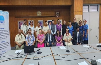 Shri Saurabh Kumar, Secretary (East), Ministry of External Affairs,   visited the National University of Samoa