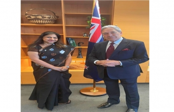 H.E. Neeta Bhushan met Rt. Hon Winston Peters, Deputy Prime Minister & Foreign Minister of New Zealand