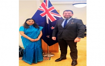 H.E. Neeta Bhushan met Mr. Tim Van De Molen, MP and a member of the Committee for Foreign Affairs, Defence & Trade.